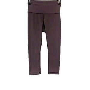 Lululemon Wunder Under Womens High Rise 21” Deep Purple Leggings Size 4 Fast 🚚